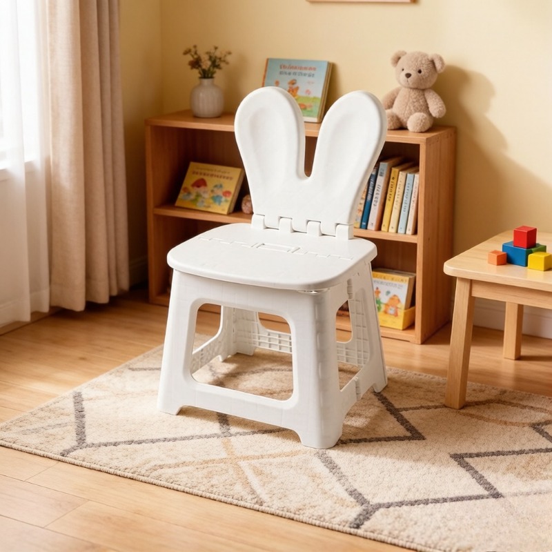Kids Outdoor Folding Chair - 2 chaises pliantes épaisses en forme