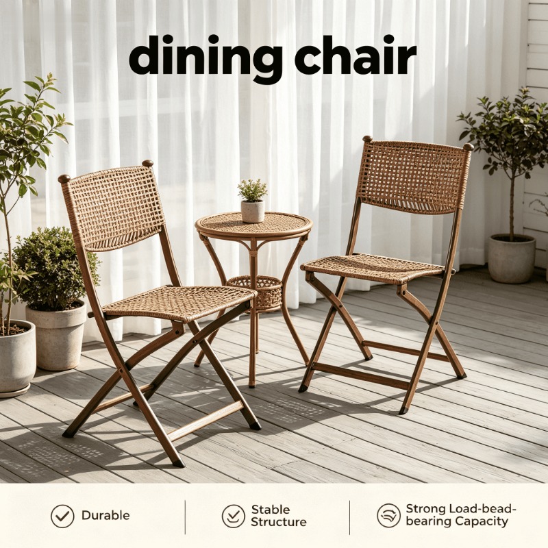 Kids Outdoor Folding Chair - Chaise de salle à manger pliante