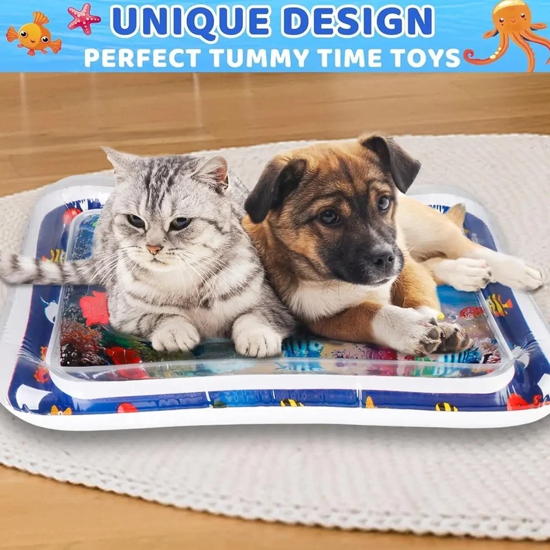 Slip Slide Water Mat - Tapis de jeu sensoriel gonflable épaissi