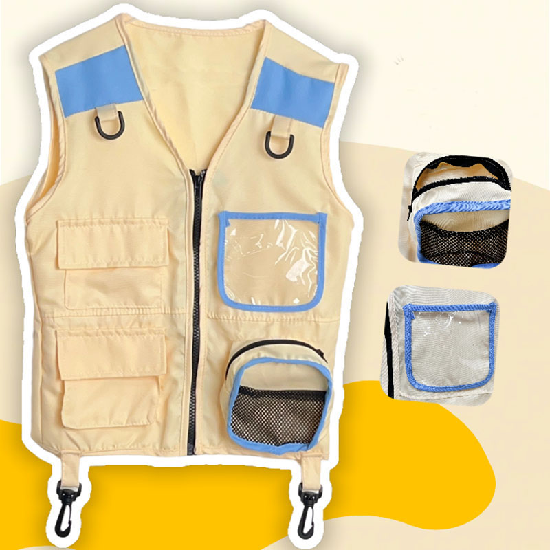 Kids Outdoor Lounge Set - Gilet d'explorateur pour enfants, jeu de