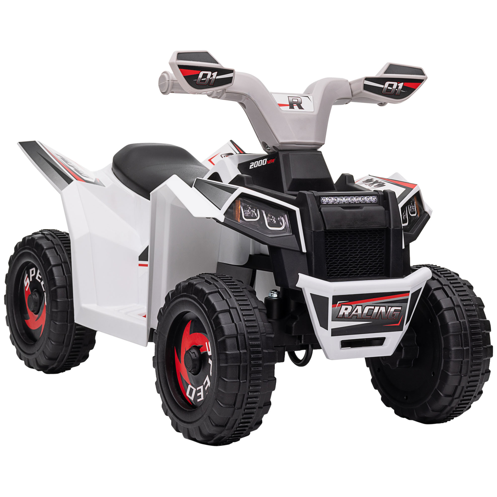 Kids Outdoor Yard Toys - Voiture 6V pour enfants, design durable,
