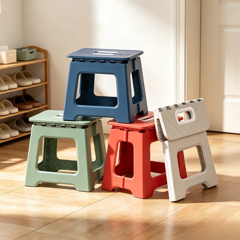 Kids Outdoor Folding Chair - Nouveau tabouret pliant en plastique épaissi