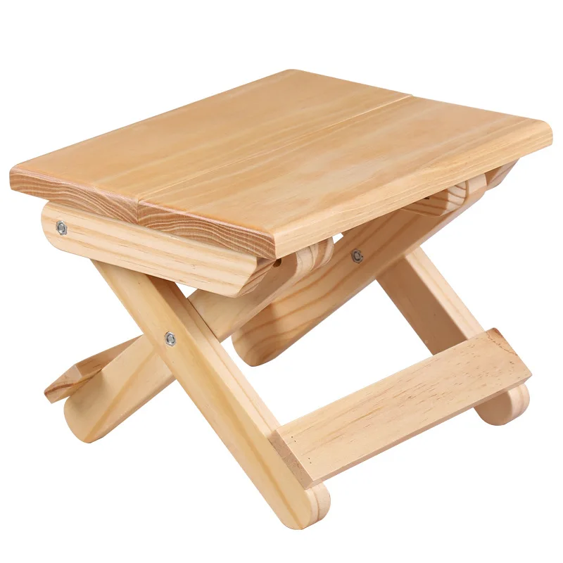 Kids Outdoor Folding Chair - Tabouret pliant en bois enrichi, chaise