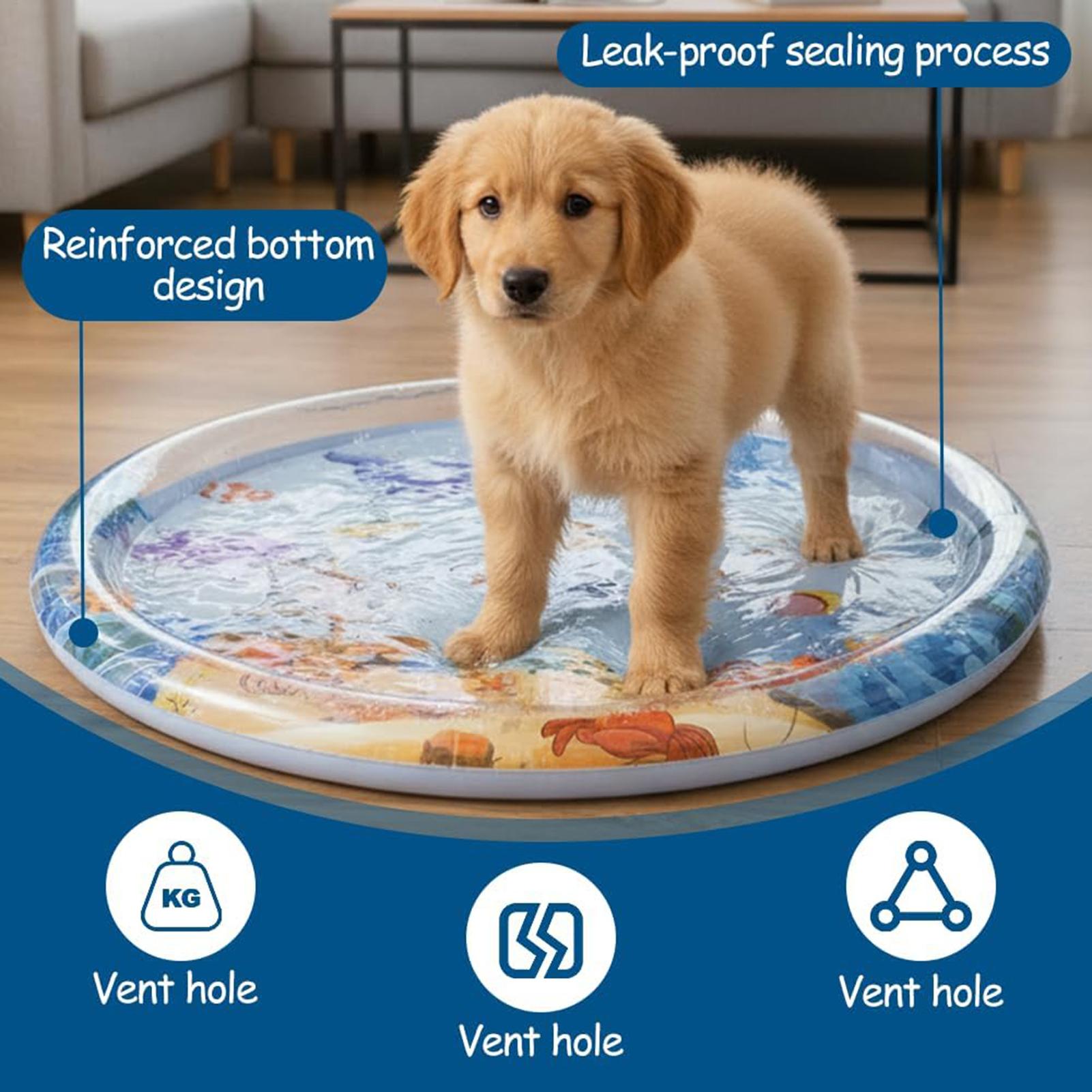 Slip Slide Water Mat - Tapis de jeu interactif épaissi pour