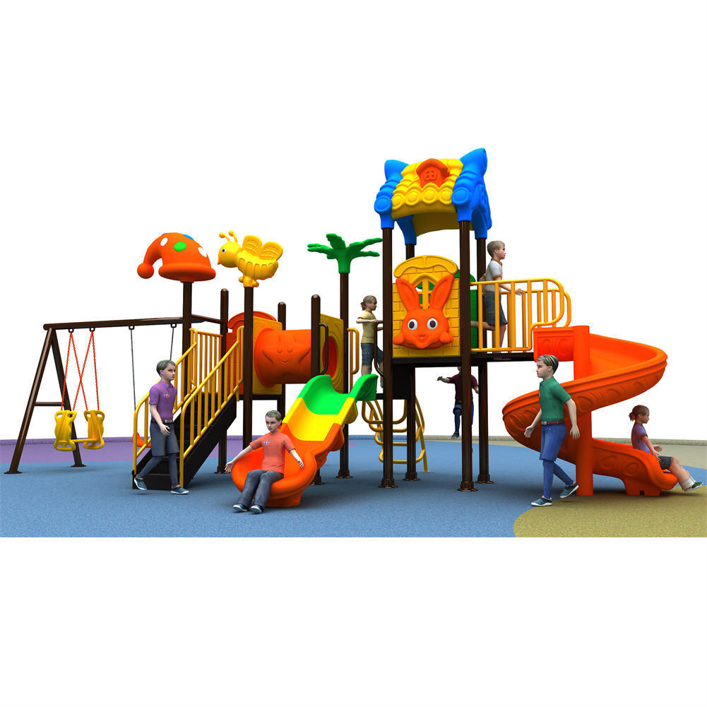 Kids Outdoor Jungle Gym With Slide - Chine fabricant pas cher jouer au