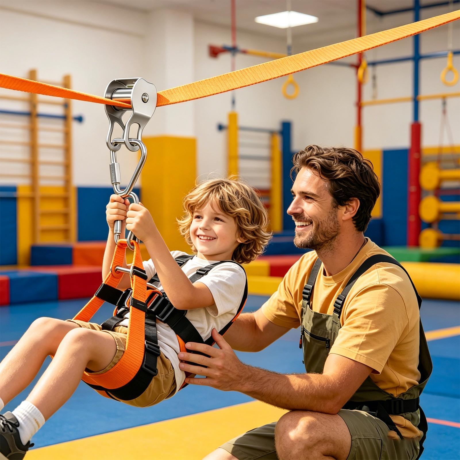 Kids Outdoor Yard Toys - Tiroir de glisse zippé pour enfants,
