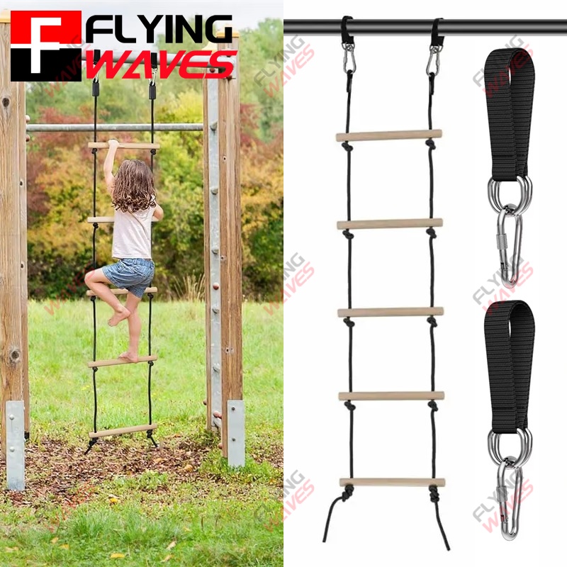 Kids Outdoor Lounge Set - Échelle de corde d'escalade pour enfants,