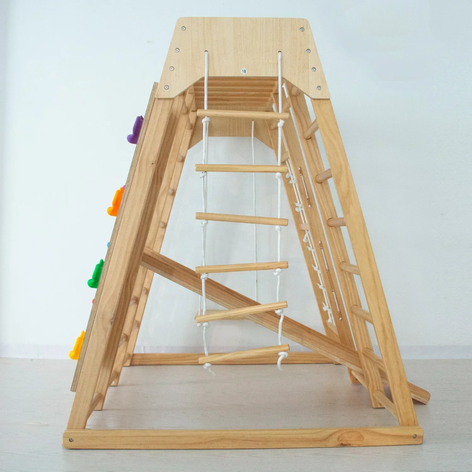 Kids Outdoor Jungle Gym With Slide - Kit de toboggan d'escalade pour enfants