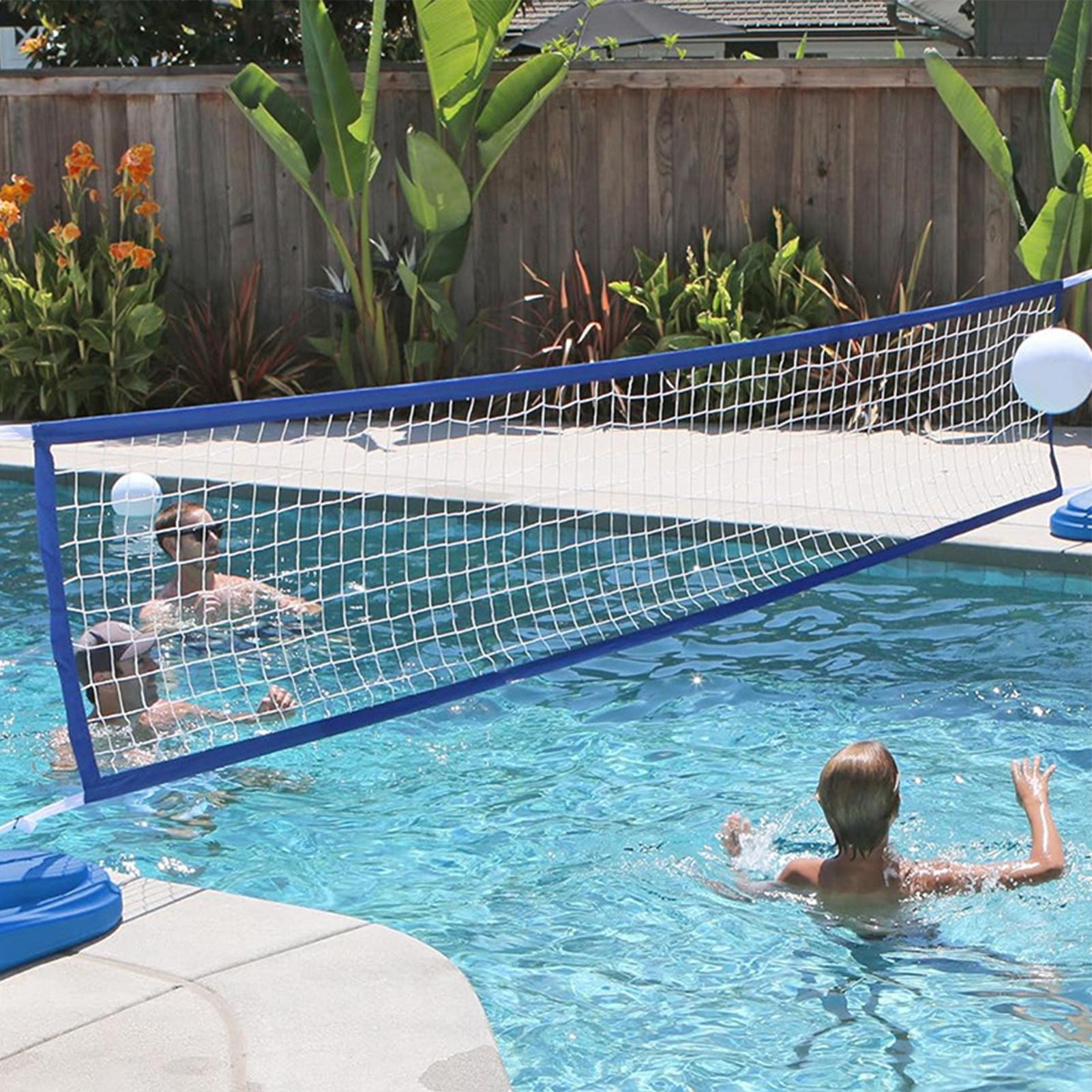 Kids Outdoor Volleyball Net - Filet de volley-ball aquatique pour piscine,