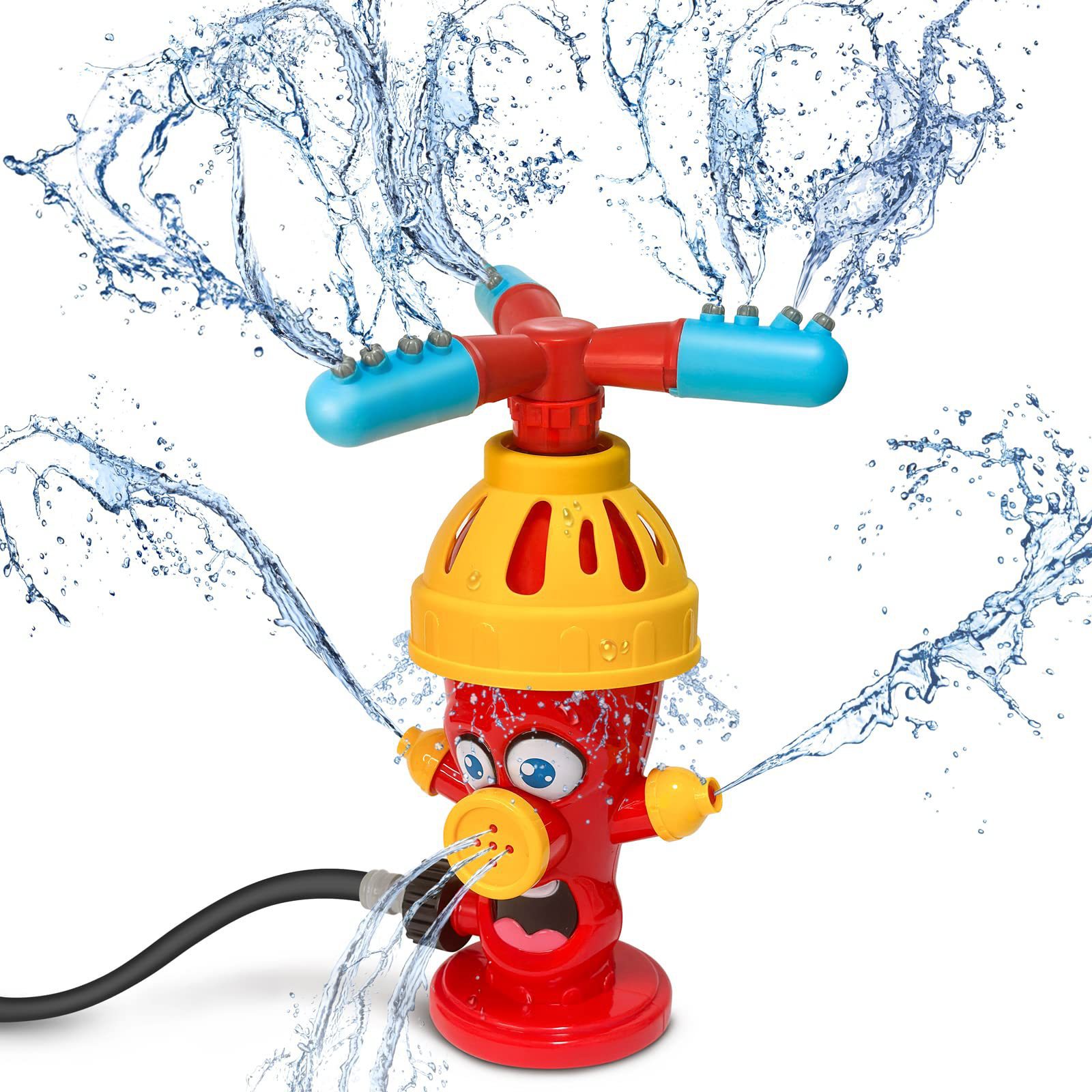 Kids Outdoor Yard Tools - Jouet d'arrosage d'eau, arroseur hydrant, jouets
