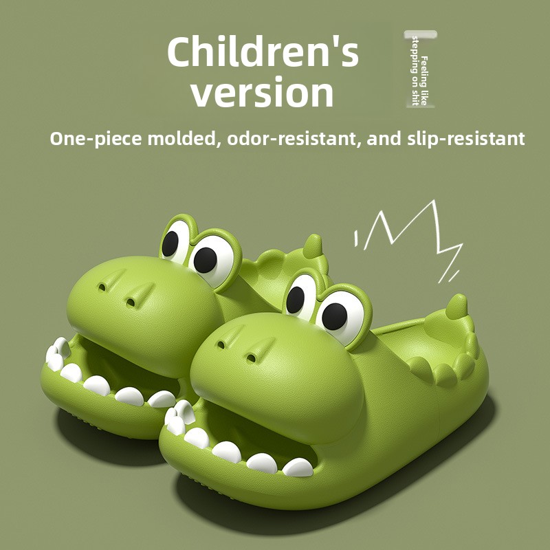 Kids Outdoor Obstacle Course - Nouvelles pantoufles dinosaures pour femmes, tongs