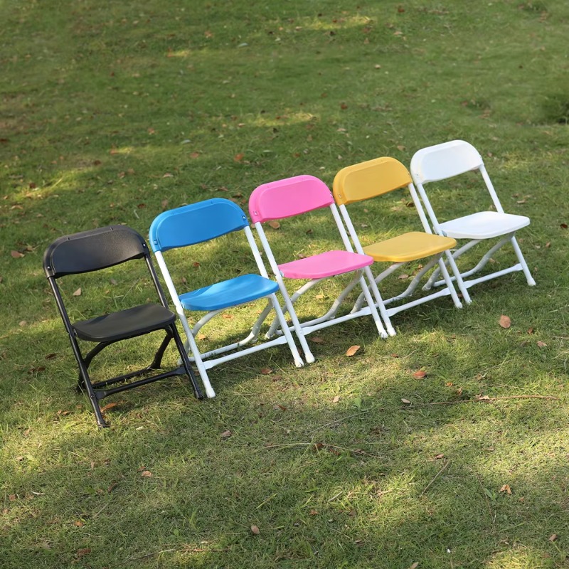 Kids Outdoor Folding Chair - Chaise pliante en acier et plastique