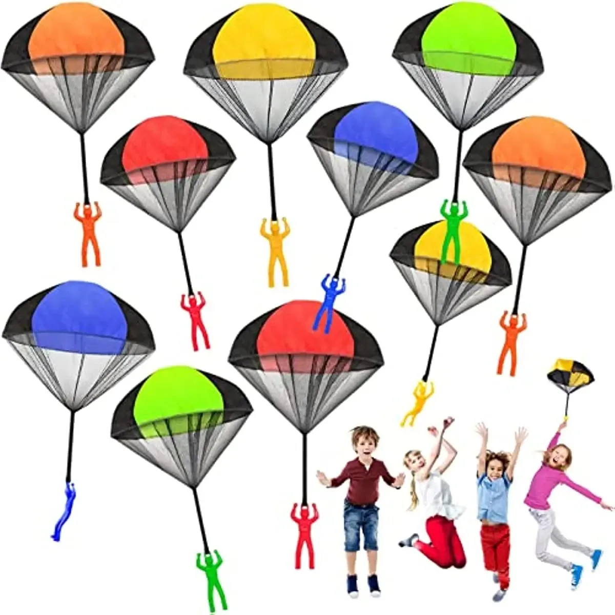 Kids Unique Outdoor Toys - Jouets de Parachute pour enfants, Parachute