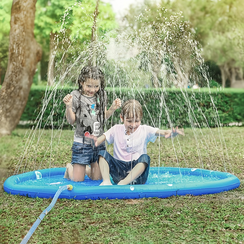 Kids Outdoor Lounge Set - Tapis de jeu aquatique gonflable pour