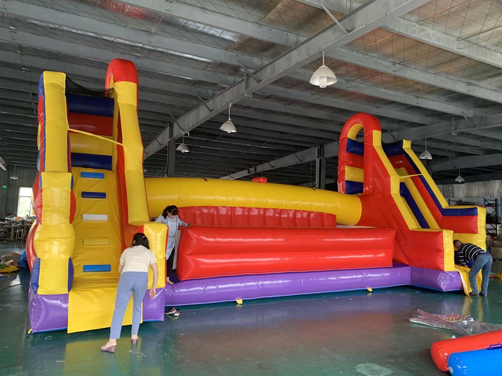 Parcours d'obstacles gonflable - Kids Outdoor Obstacle Course avis et prix