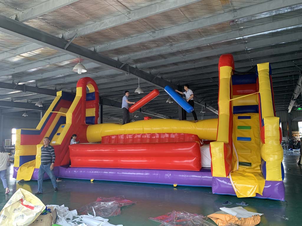 Parcours d'obstacles gonflable - Kids Outdoor Obstacle Course avis et prix