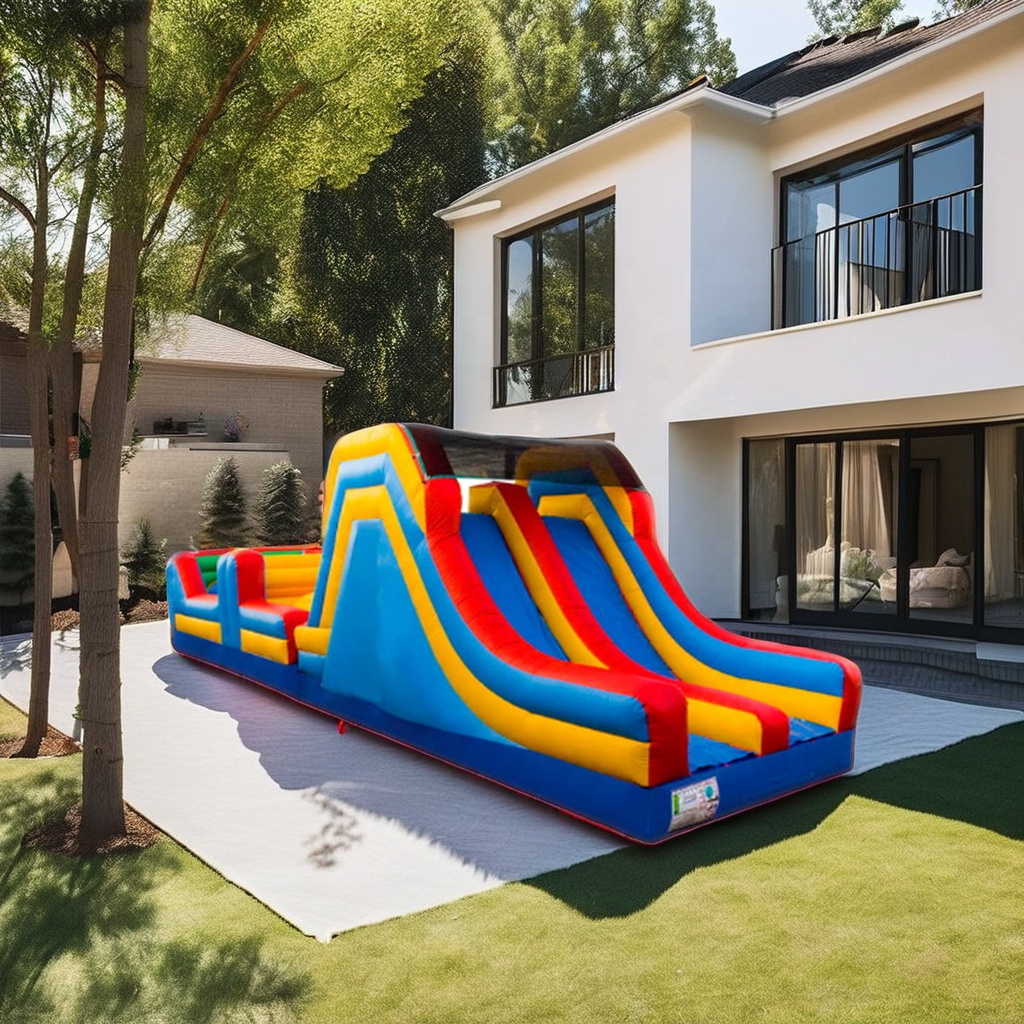 Structure gonflable géante com - Kids Outdoor Obstacle Course Equipment avis et prix