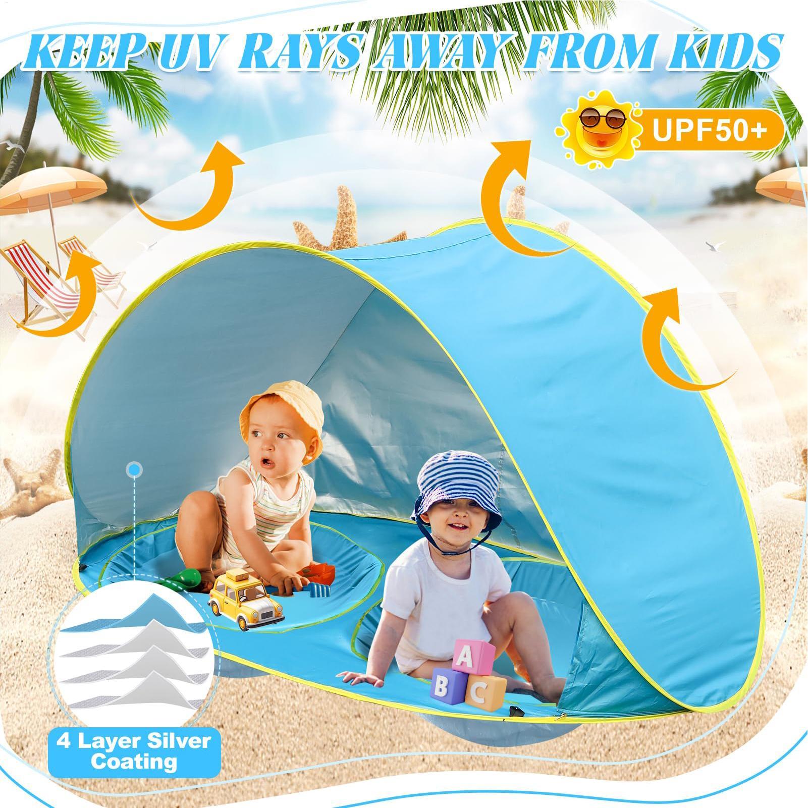 Tente de plage pour enfants av - Kids Outdoor Wagon avis et prix