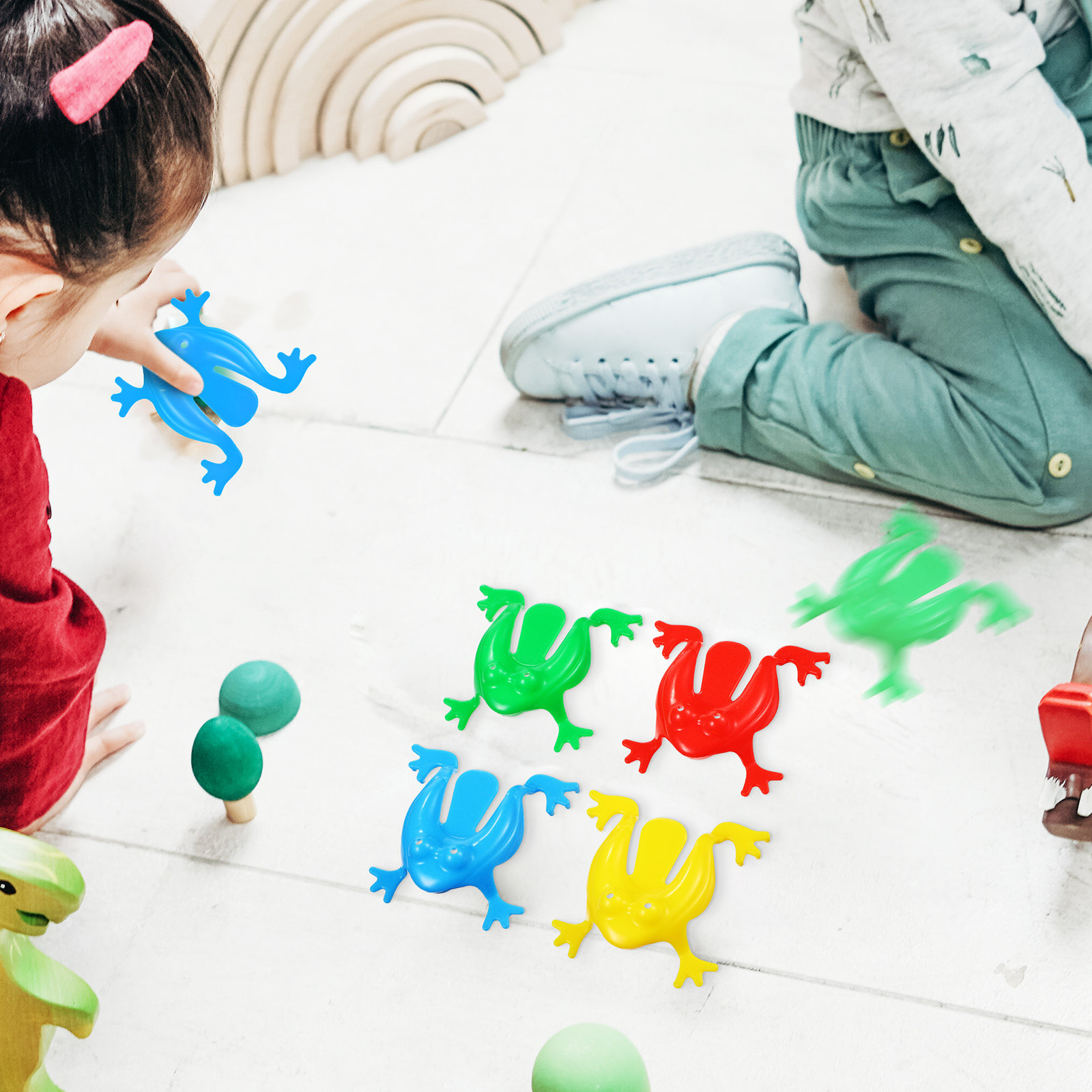 Lot de 16 grenouilles sauteuse - Kids Outdoor Jumping Toys avis et prix