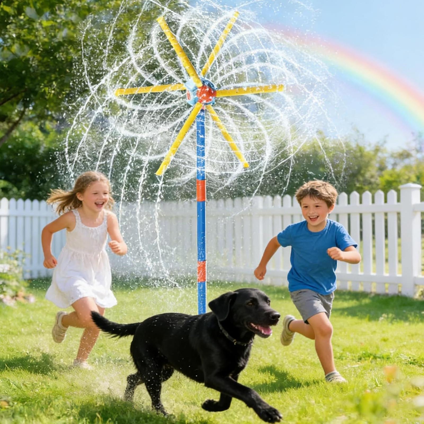 Moulin à vent avec arroseur po - Kids Outdoor Yard Toys avis et prix