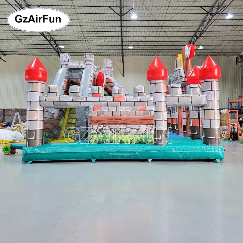 Château gonflable commercial e - Kids Outdoor Obstacle Course Equipment avis et prix