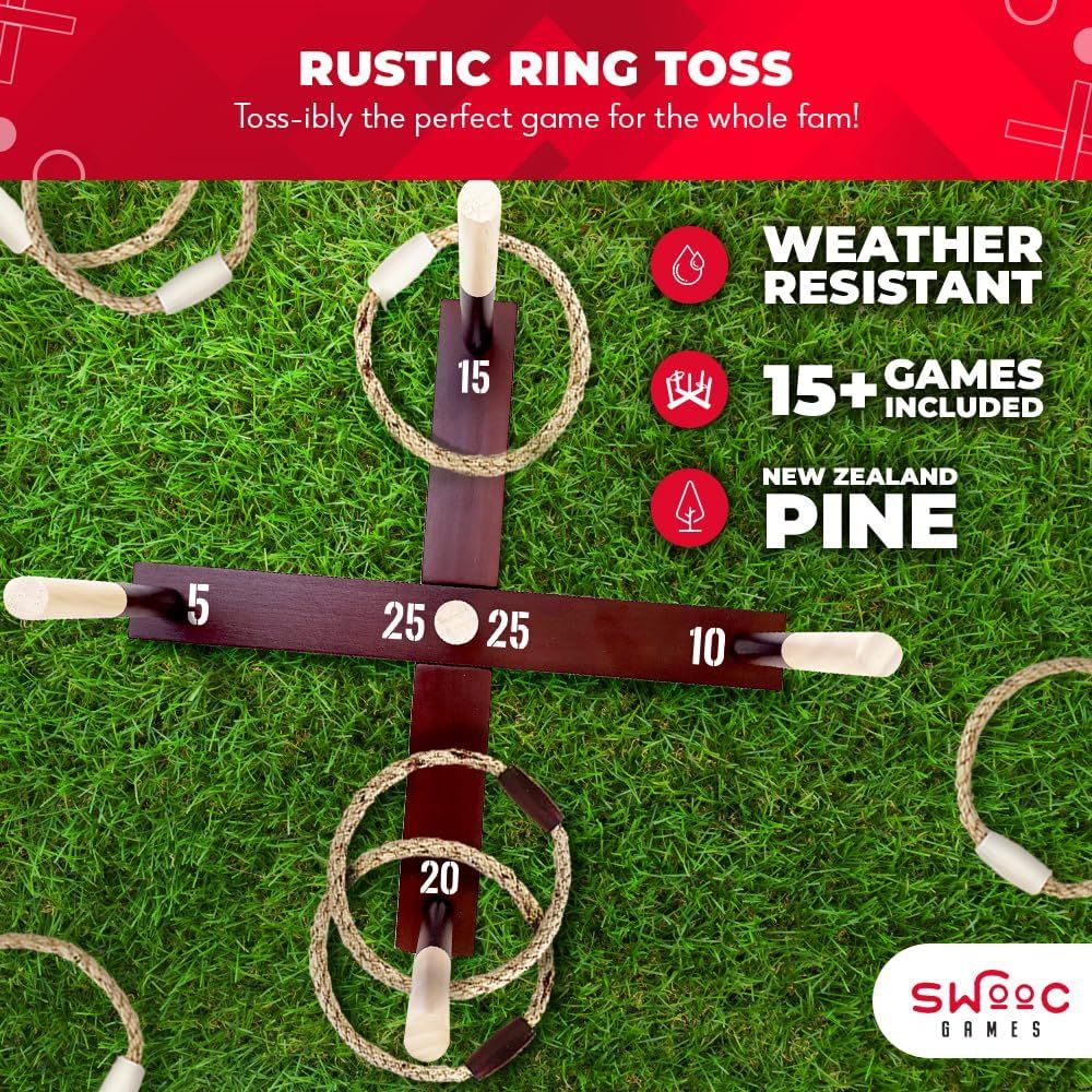 Jeu de lancer d'anneaux toutes - Kids Outdoor Yard Toys avis et prix