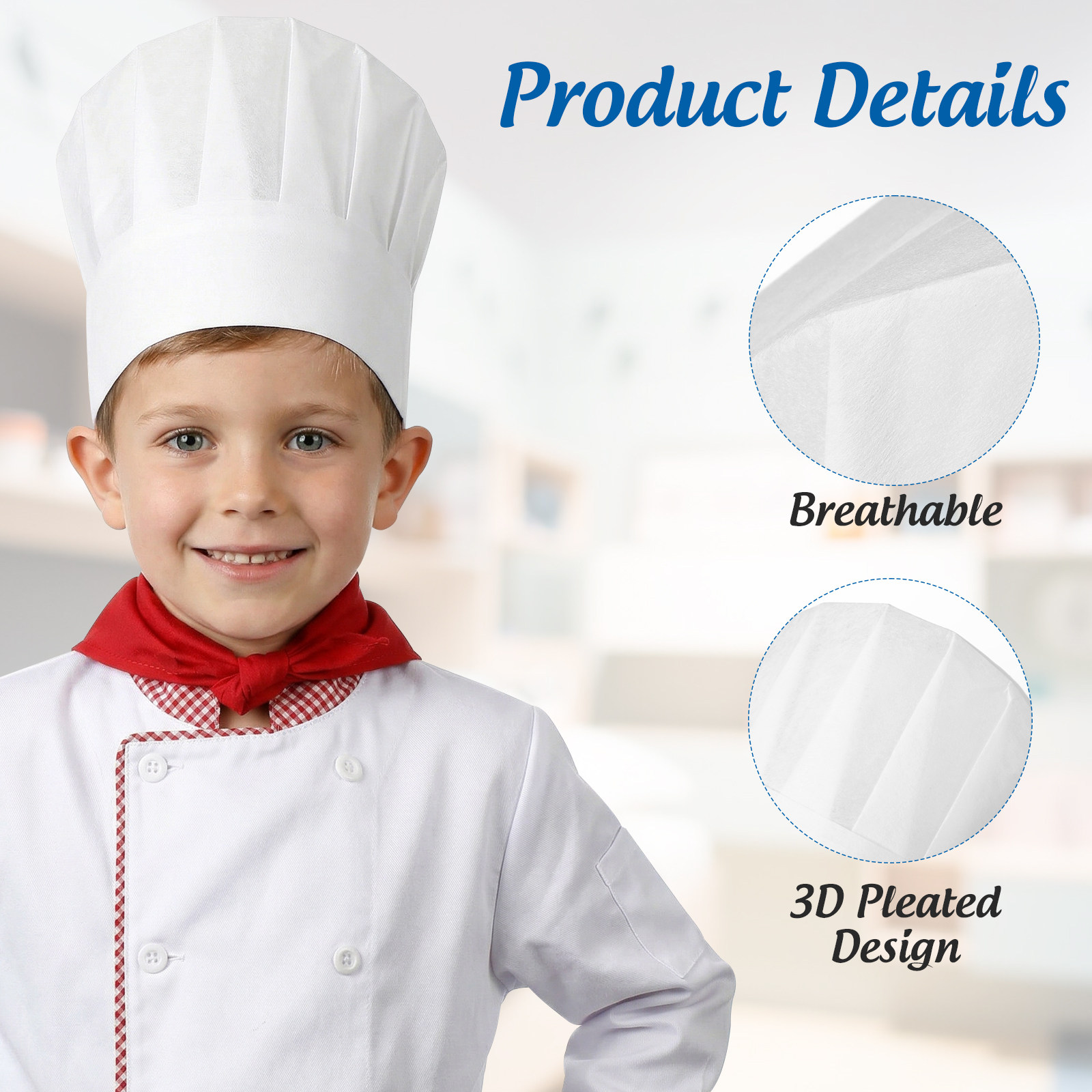 Chapeaux de chef jetables en p - Kids Outdoor Kitchen Accessories avis et prix