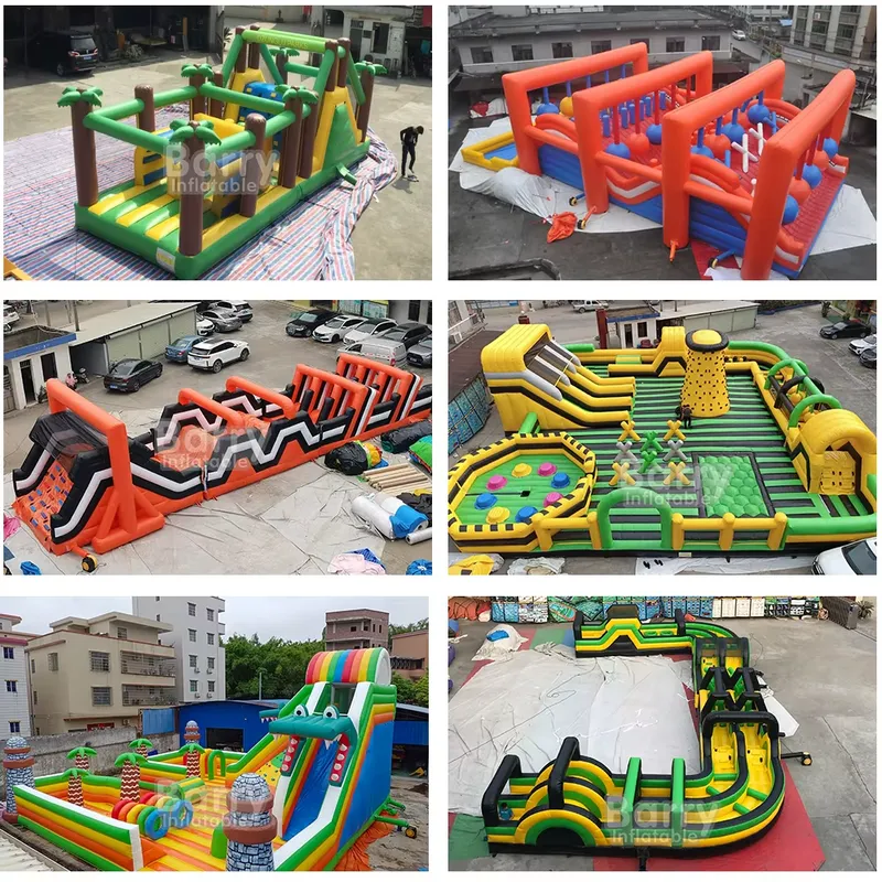 Parcours d'obstacles gonflable - Kids Outdoor Obstacle Course Equipment avis et prix