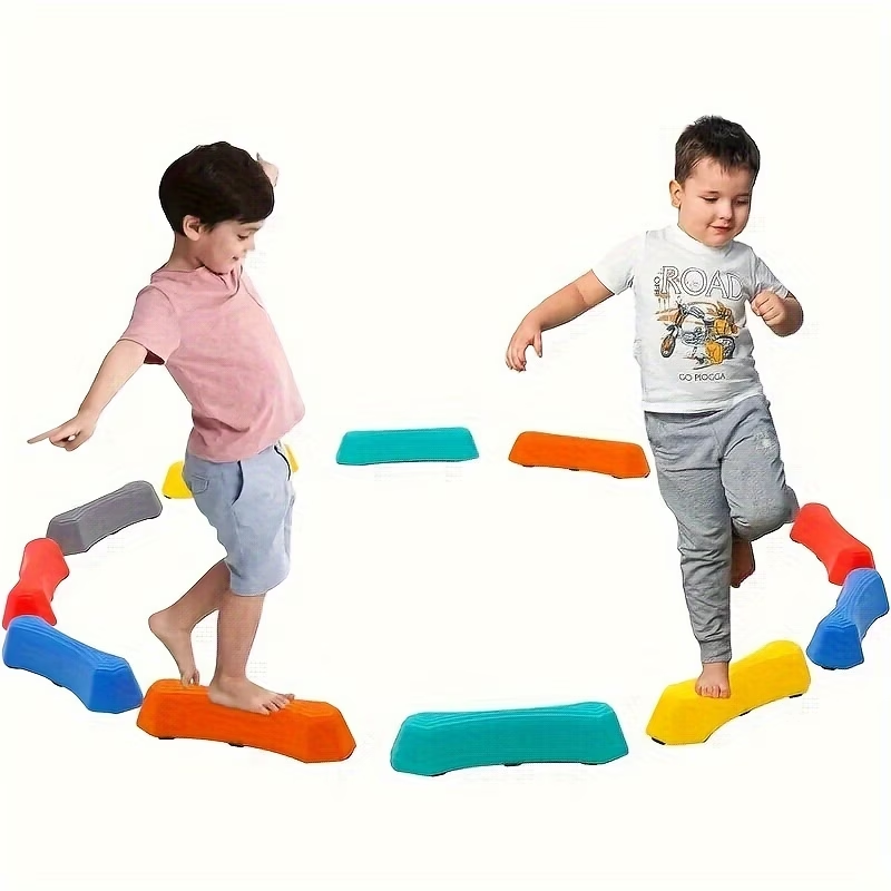 Ensemble de 6 pierres d'équili - Kids Outdoor Obstacle Course Equipment avis et prix