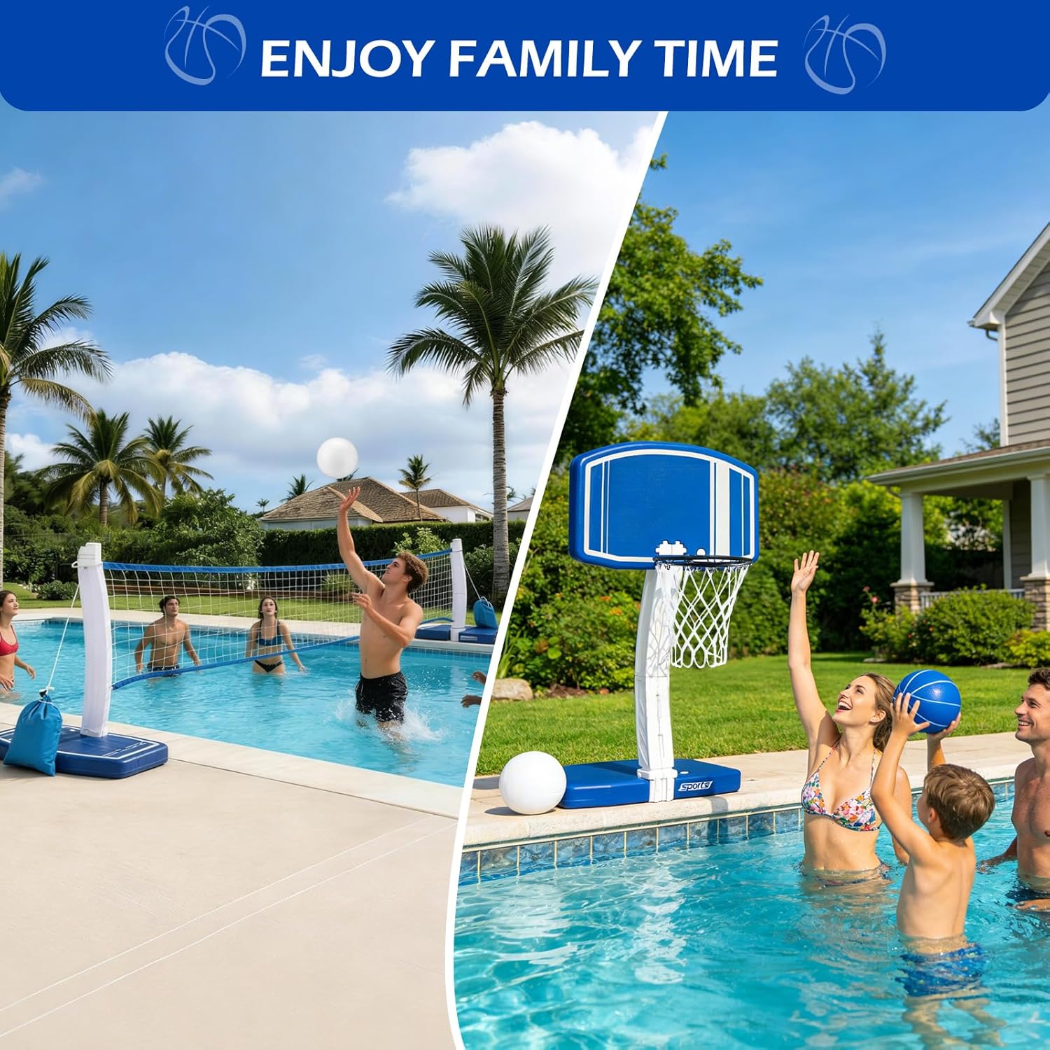 Panier de basket-ball et filet - Kids Outdoor Volleyball Net avis et prix