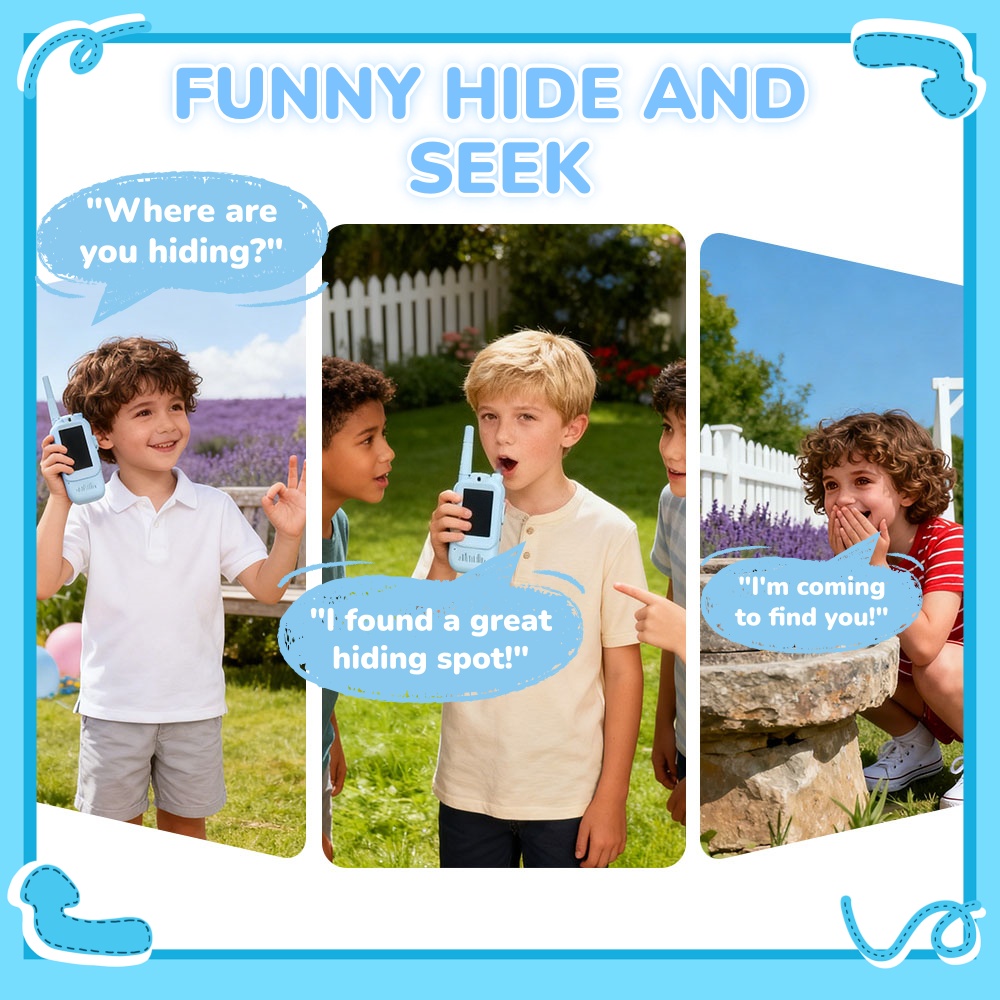 2 talkies-walkies vidéo pour e - Kids Outdoor Wagon avis et prix