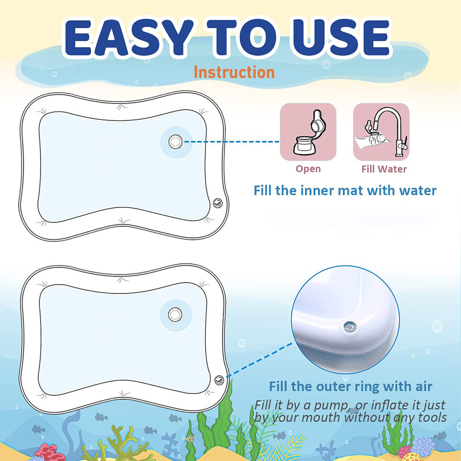 Tapis de jeu gonflable en PVC, - Slip Slide Water Mat avis et prix