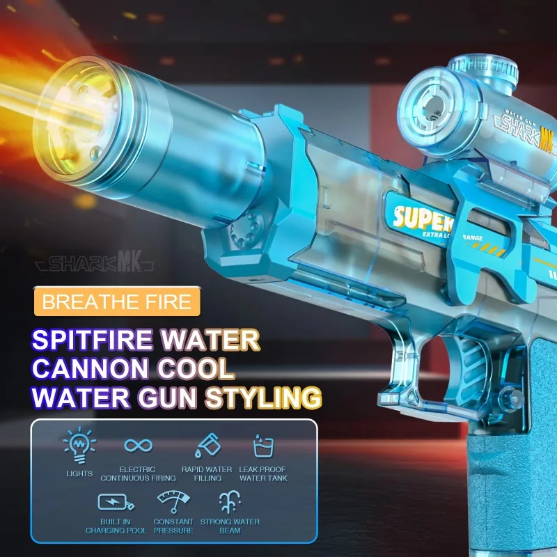 Pistolet à eau électrique lumi - Water Gun Soaker avis et prix