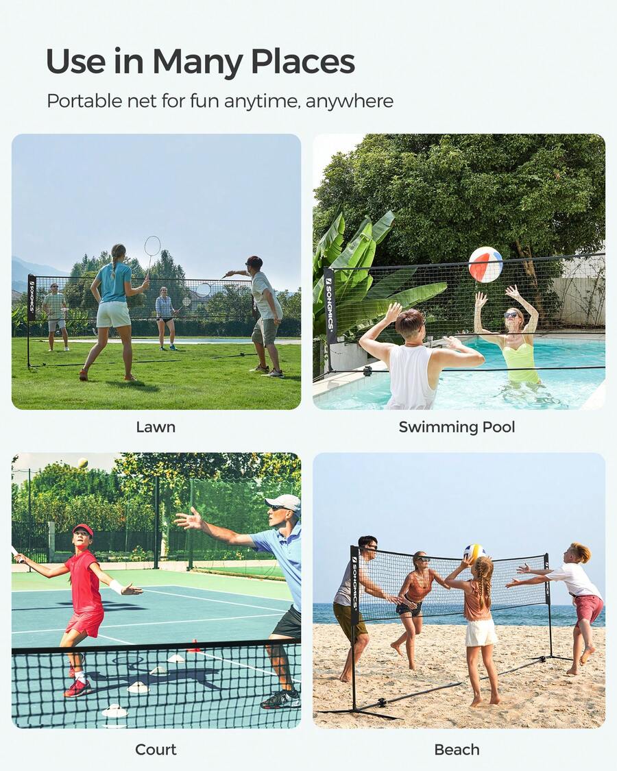 Filet de badminton, filet de v - Kids Outdoor Volleyball Net avis et prix