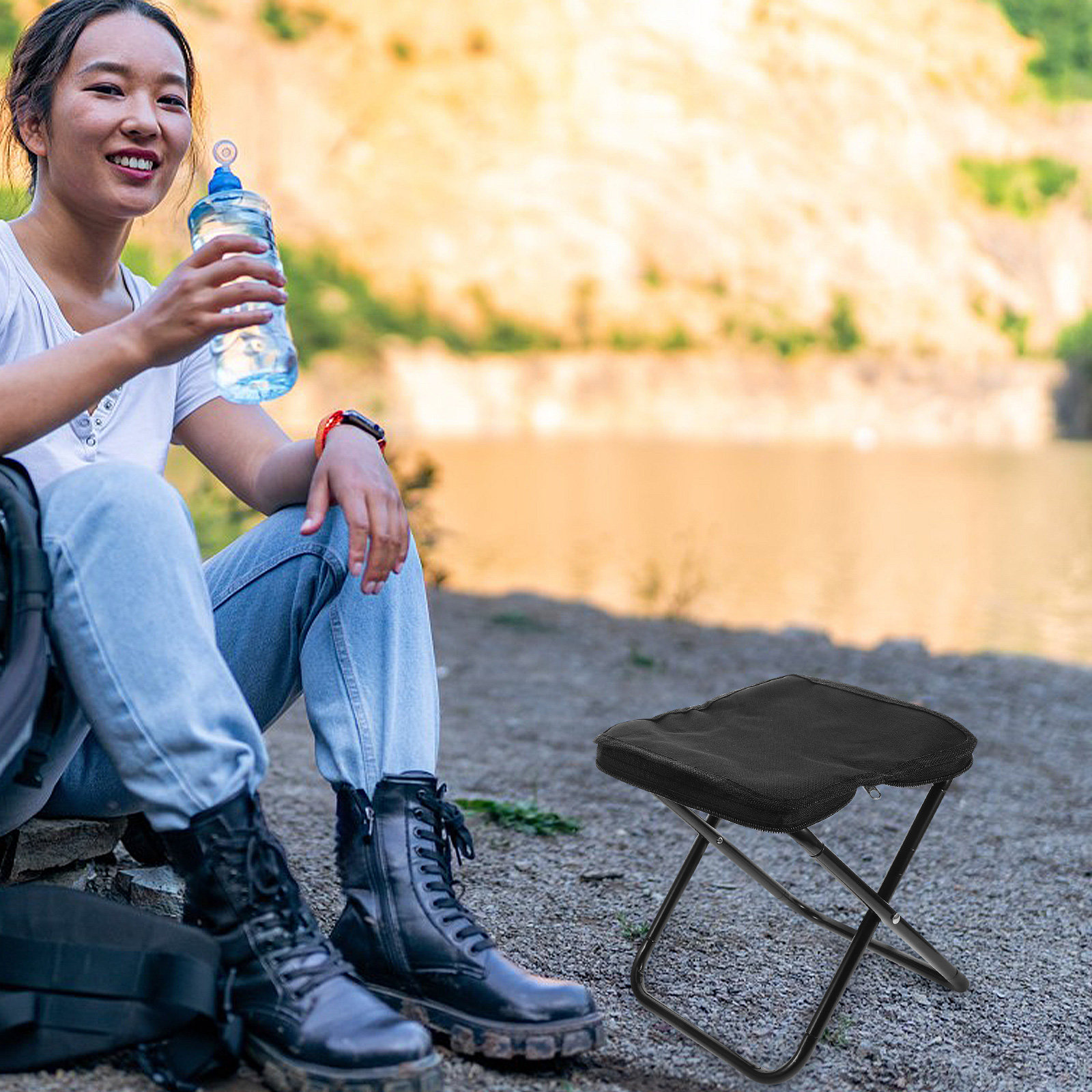 Tabouret pliant léger et porta - Kids Outdoor Folding Chair avis et prix