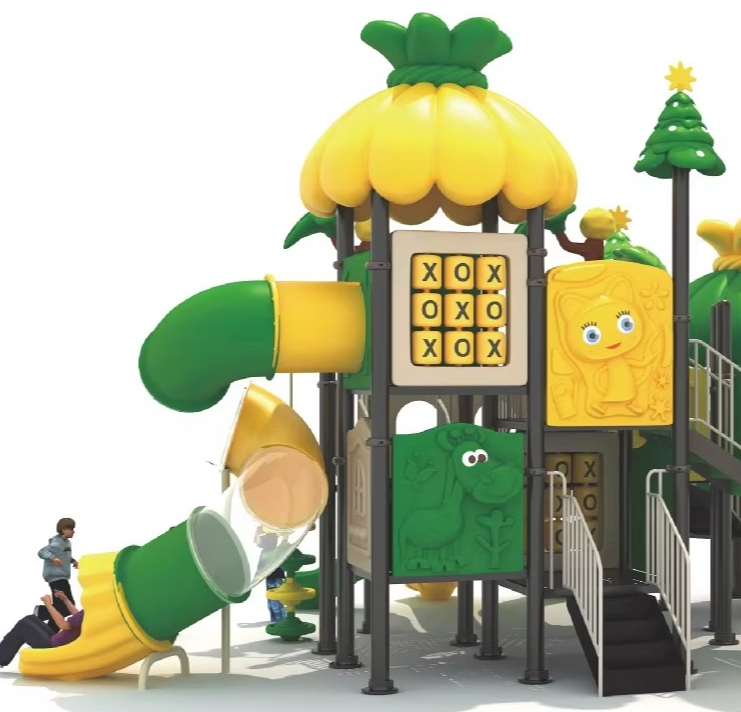 Équipement de terrain de jeu e - Kids Outdoor Jungle Gym With Slide avis et prix