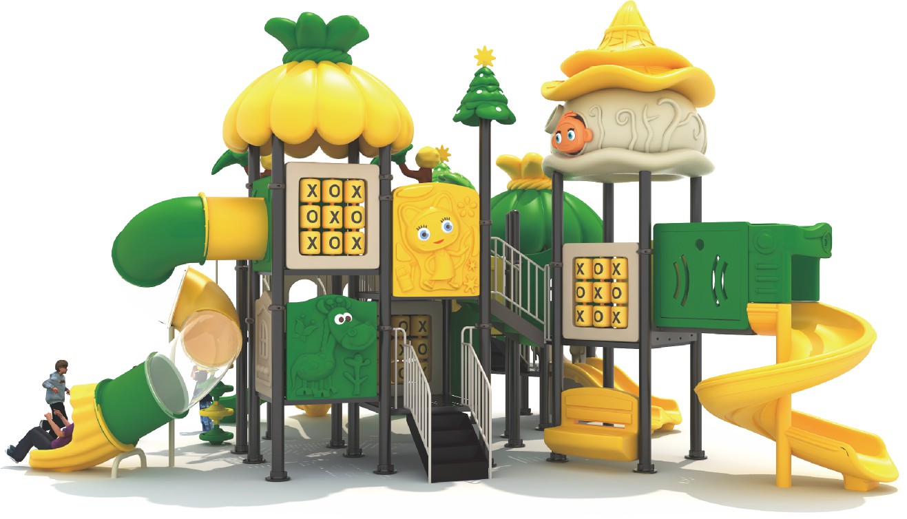 Équipement de terrain de jeu e - Kids Outdoor Jungle Gym With Slide avis et prix