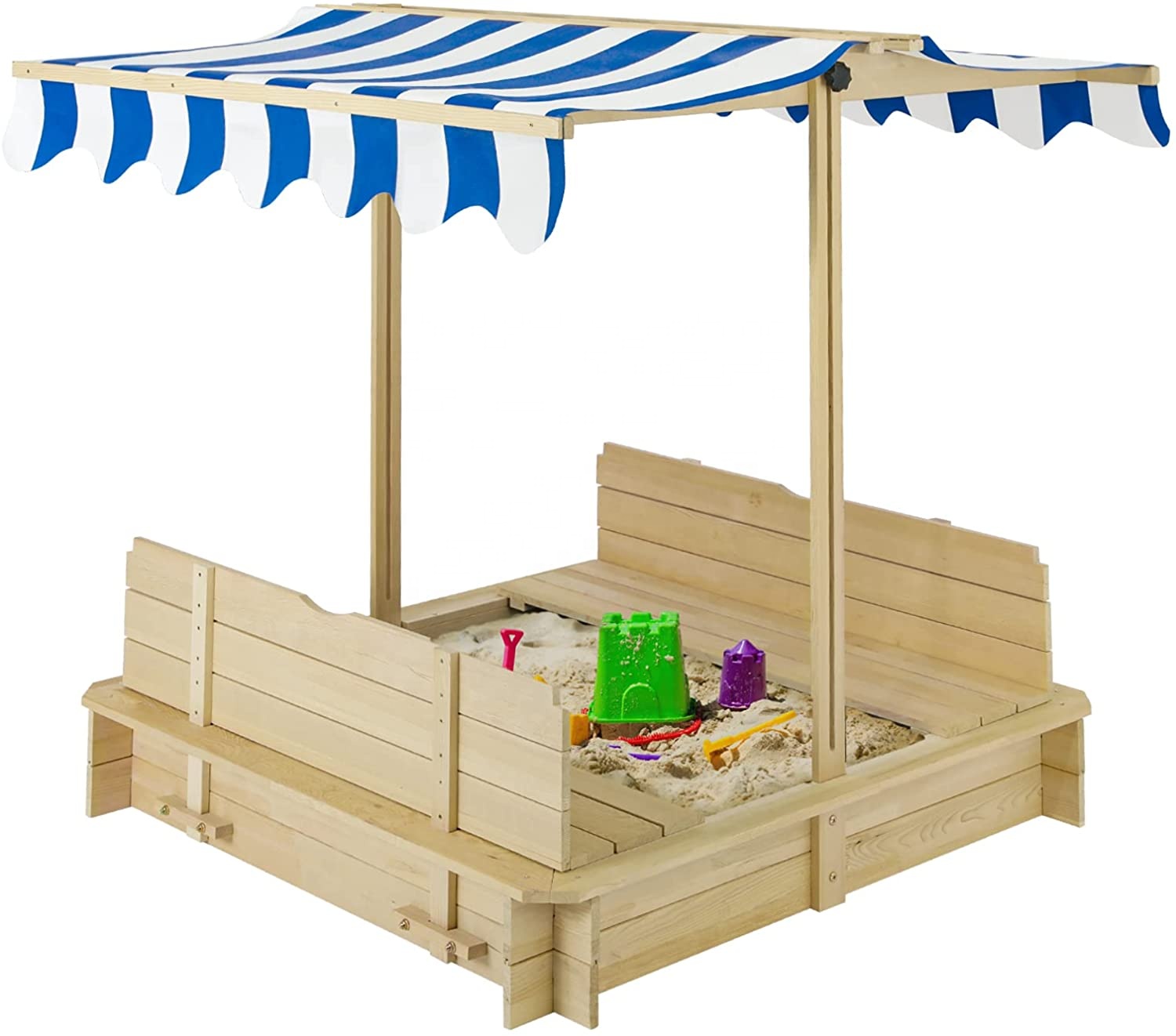Bac à sable en bois d'extérieu - Kids Unique Outdoor Toys avis et prix