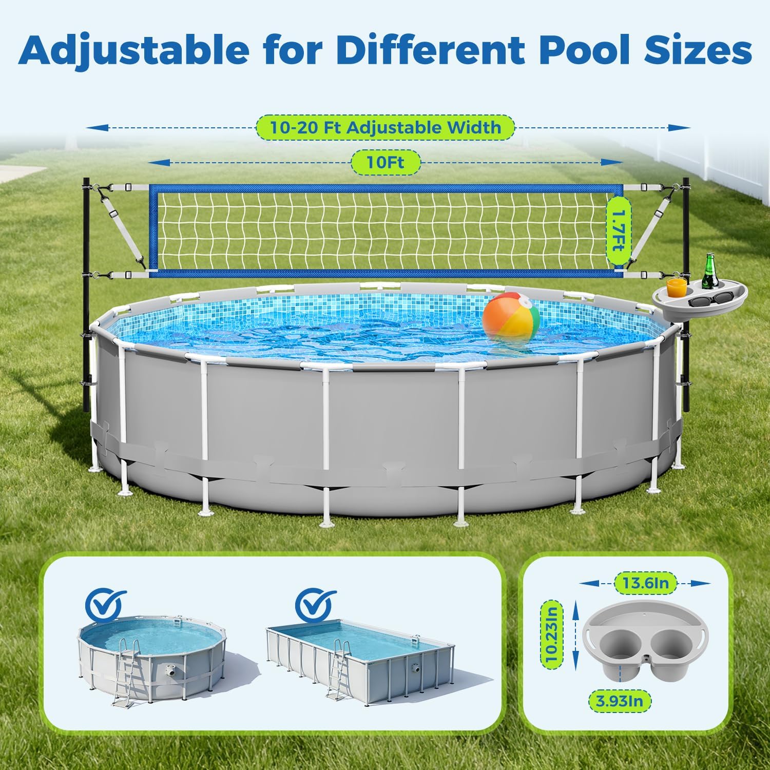 Ensemble de filet de volley-ba - Kids Outdoor Volleyball Net avis et prix